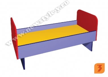 Кровать детская (Желтый)
