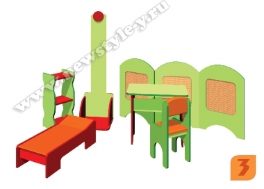 Игровая зона "Поликлиника" (Красный)