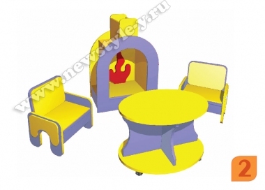 Игровая зона "У камина" (Синий)