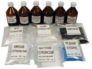 Набор № 14 ВС "Сульфаты, сульфиты"