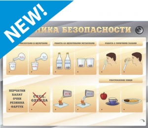Электрифицированный стенд "Техника безопасности" с маркерными полями